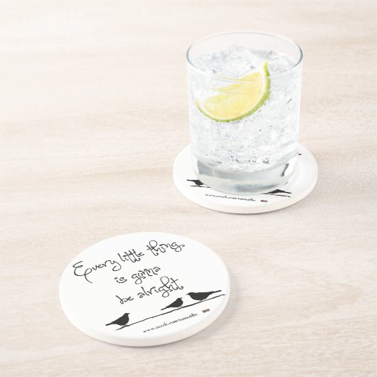 Gehen, gut zu sein getränkeuntersetzer (Seite)