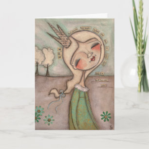 Gehen Ihre eigene Weise - Gruß-Karte Karte