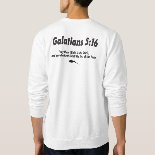 Gehen im Geist Sweatshirt (Rückseite)