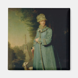 Gehen in den Park bei Tsarskoye Selo 1794 Magnet