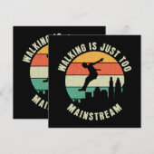 Gehen ist einfach zu Mainstream (Vorne/Hinten)