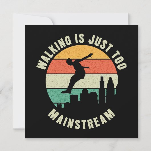 Gehen ist einfach zu Mainstream (Vorderseite)