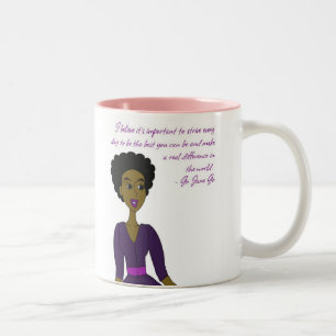 Gehen Jane gehen Zweifarbige Tasse