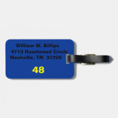 Gehen Jimmy-Gepäckanhänger Gepäckanhänger (Rückseite horizontal)