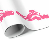 Gehen Kart Geschenkpapier (Rolleneckpunkt)