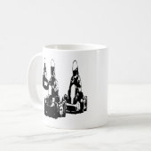 Gehen Kart Laufen Kaffeetasse (Vorderseite Links)