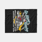 Gehen Kart Sieger Fleecedecke (Vorderseite (Horizontal))