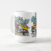 Gehen Kart Sieger Kaffeetasse (Vorderseite Links)