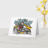 Gehen Kart Sieger Karte (Gelbe Blume)