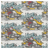 Gehen Kart Sieger Stoff (Muster)