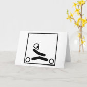 Gehen Kart Zahl Karte (Gelbe Blume)