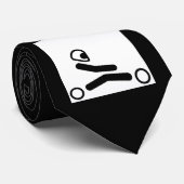 Gehen Kart Zahl Krawatte (Gerollt)