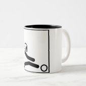 Gehen Kart Zahl Zweifarbige Tasse (VorderseiteRechts)