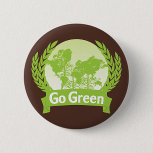 Gehen Knopf grüner Button