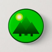 GEHEN Knopf GRÜNER Button (Vorderseite)