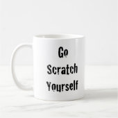 Gehen Kratzer sich Kaffeetasse (Links)