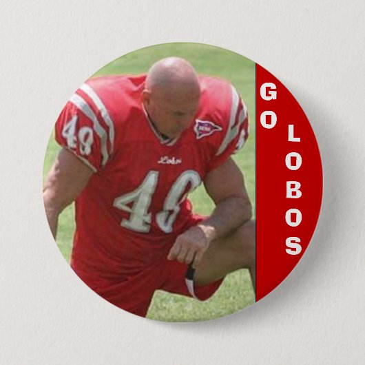 GEHEN LOBOS BUTTON (Vorderseite)
