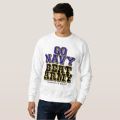 Gehen Marine-Schlag-Armee - Amerikas Spiel Sweatshirt (Vorne ganz)