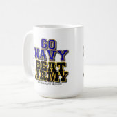 Gehen Marine-Schlag-Armee Kaffeetasse (Vorderseite Links)