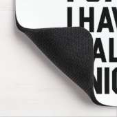 Gehen mein Einhorn Mousepad (Ecke)