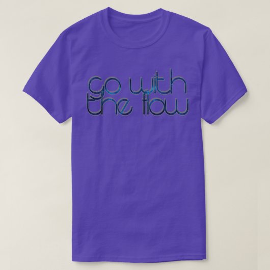 gehen mit dem Fluss 1 T-Shirt (Design vorne)