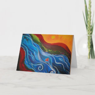 Gehen mit dem Fluss Karte