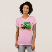 gehen Panda grüner T-Shirt (Vorne ganz)