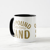 Gehen Pfund-Sand Tasse (Vorderseite Links)