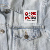 Gehen Rot für rote Band-Woche Button (Beispiel)