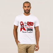 Gehen Rot für rote Band-Woche T-Shirt (Vorne ganz)