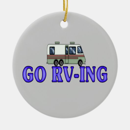 GEHEN RV-ING KERAMIK ORNAMENT (Vorne)