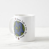 Gehen Schale grüne Kaffeetasse (Vorderseite Links)