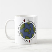 Gehen Schale grüne Kaffeetasse (Links)