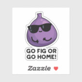 Gehen Sie abb oder gehen Sie Zuhause-positive Fruc Aufkleber (Blatt)