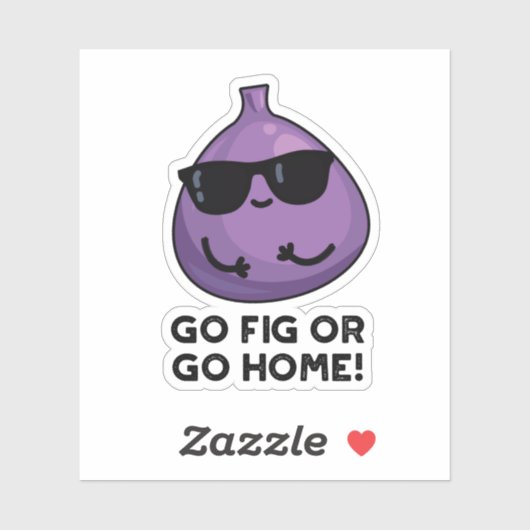 Gehen Sie abb oder gehen Sie Zuhause-positive Fruc Aufkleber (Blatt)