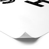 Gehen Sie auf Bake Jemand glücklichen Funny Baker  Poster (Ecke)