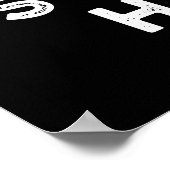 Gehen Sie auf Bake Jemand glücklichen Funny Baker  Poster (Ecke)