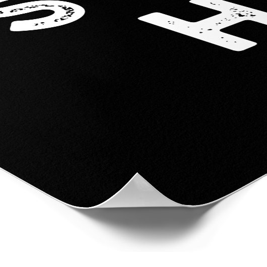 Gehen Sie auf Bake Jemand glücklichen Funny Baker  Poster (Ecke)