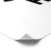 Gehen Sie auf Bake Jemand glücklichen Funny Baking Poster (Ecke)