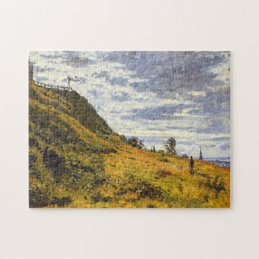 Gehen Sie auf den Klippen von Sainte-Adresse Monet Puzzle (Horizontal)