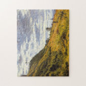 Gehen Sie auf den Klippen von Sainte-Adresse Monet Puzzle (Vertikal)