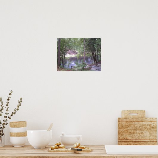 Gehen Sie auf einen Suwannee River White Springs F Poster (Küche)