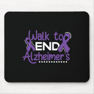 Gehen Sie Demenz-Krieger Lila Band Bewusstsein  Mousepad