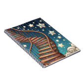 Gehen Sie die Stufen Der Aufzug ist kaputt - Schri Notizblock (Rechte Seite)