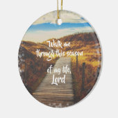 Gehen Sie durch Christliches Gebet Keramik Ornament (Links)