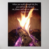 Gehen Sie durch das Feuer Poster (Vorne)