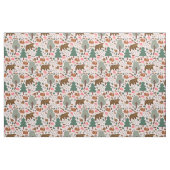 Gehen Sie durch den Wald auf hellrosa Stoff (Fat Quarter (45,7 x 55,9 cm))