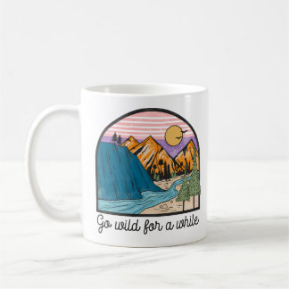 Gehen Sie eine Weile frei! Kaffeetasse