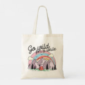 Gehen Sie eine Weile frei! Tragetasche (Rückseite)