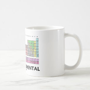 Gehen Sie einfach elementar (Periodensystem der Kaffeetasse